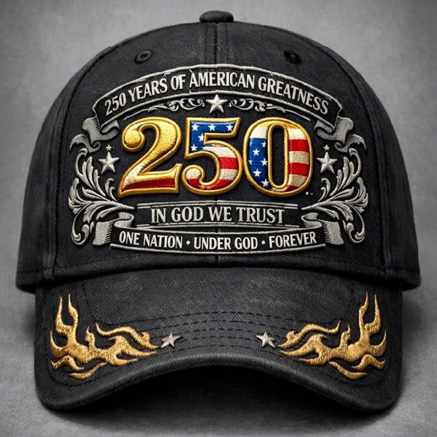 USA 250 Years Of Greatness 1776 2026 Hat Independence Day Baseball Cap Present For Him