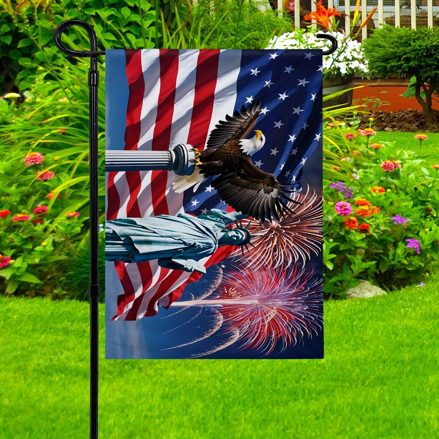 USA 250 Years Strong Flag The American Standard Holiday Home Decorations