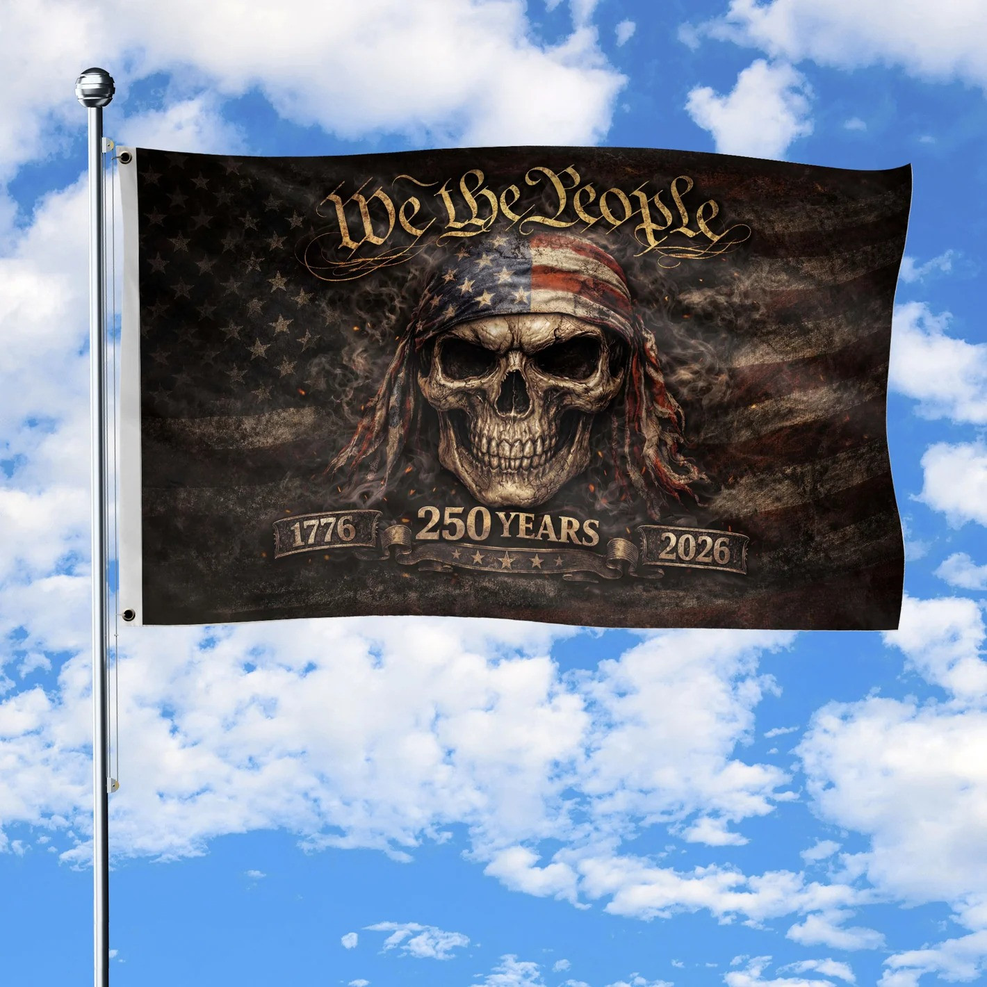 USA 250 Years We The People Flag 4Th Of July Home Decor Gifts For Independence Day