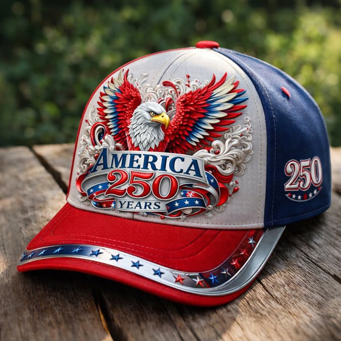 USA 250Th Anniversary 1776 2026 Hat Patriotic Eagle Best 4th Of July Merch USA 250Th Anniversary 1776 2026 Hat Patriotic Eagle Best 4th Of July Merch - Image 1