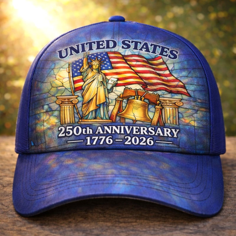 USA 250Th Anniversary 1776 2026 Hat Statue Of Liberty Baseball Cap Semiquincentennial Merch USA 250Th Anniversary 1776 2026 Hat Statue Of Liberty Baseball Cap Semiquincentennial Merch - Image 1