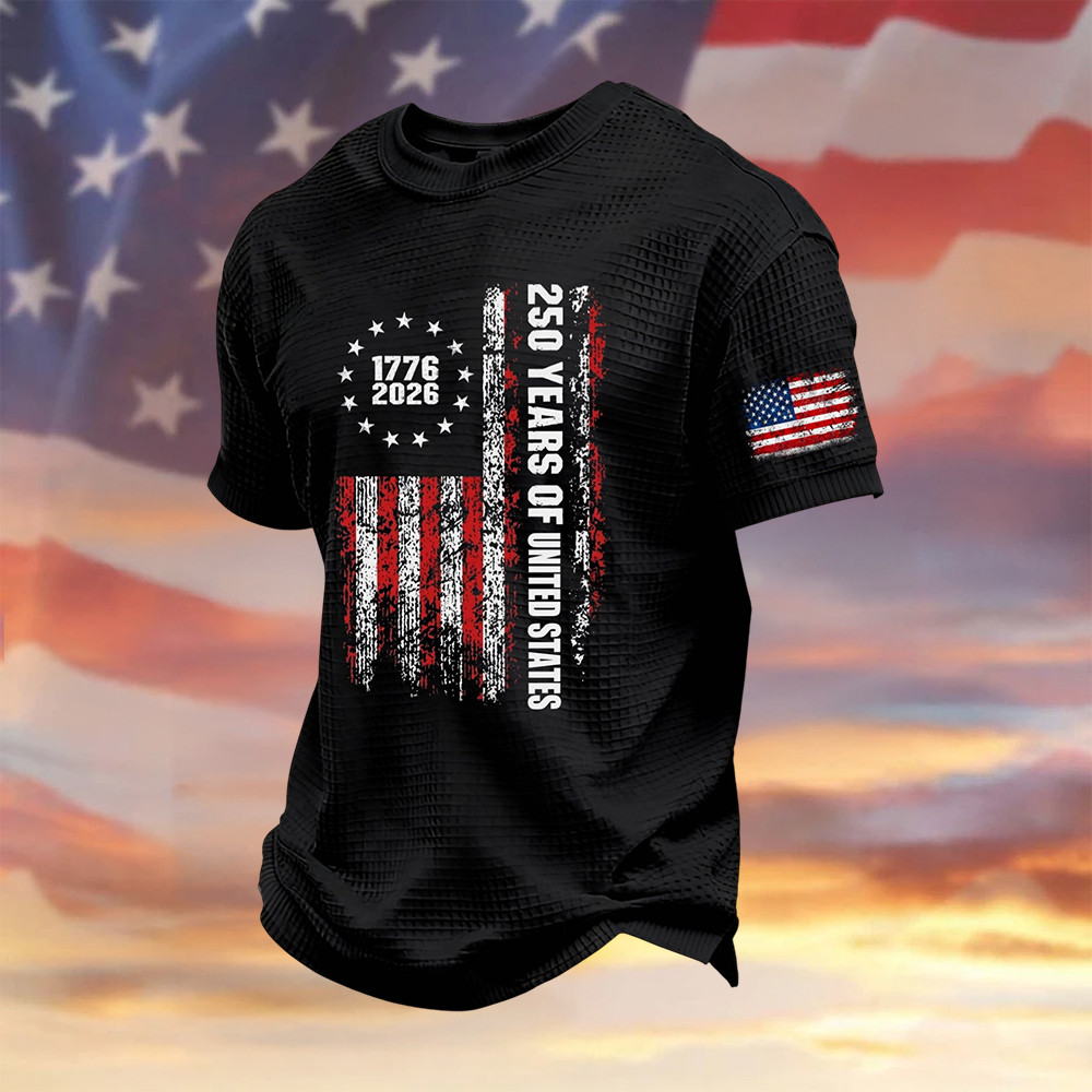 USA 250th Anniversary 1776 2026 T-Shirt American 250 Years Birthday Clothing Cool Gift For Patriots USA 250th Anniversary 1776 2026 T-Shirt American 250 Years Birthday Clothing Cool Gift For Patriots - Image 1