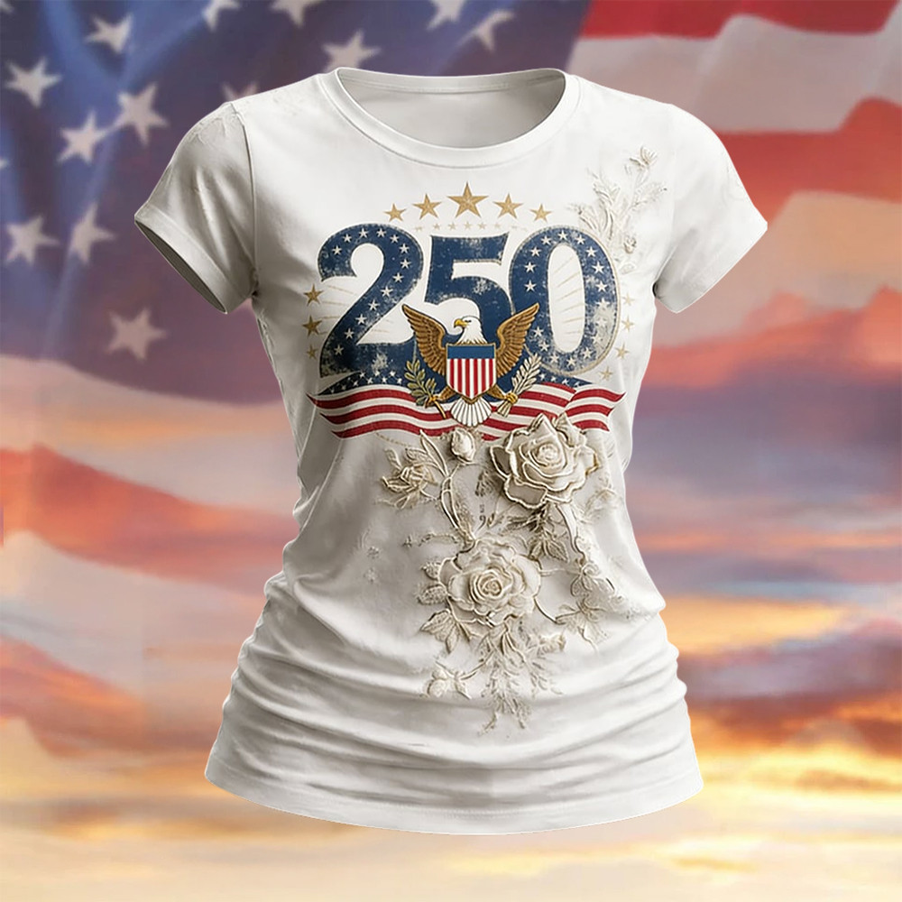 USA 250Th Anniversary 1776 2026 T-Shirt Independence Day 2026 Clothing Line