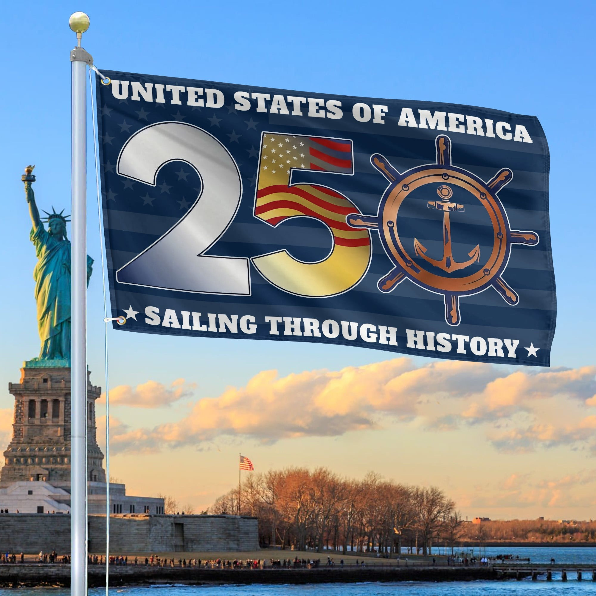 USA 250th Anniversary Commemorative Flag United States Patriotic Decor USA 250th Anniversary Commemorative Flag United States Patriotic Decor - Image 1
