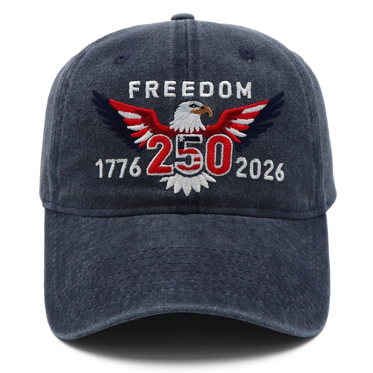 USA 250th Anniversary Eagle Embroidery Hat 1776–2026 Patriotic Pride Gift For Independence Day