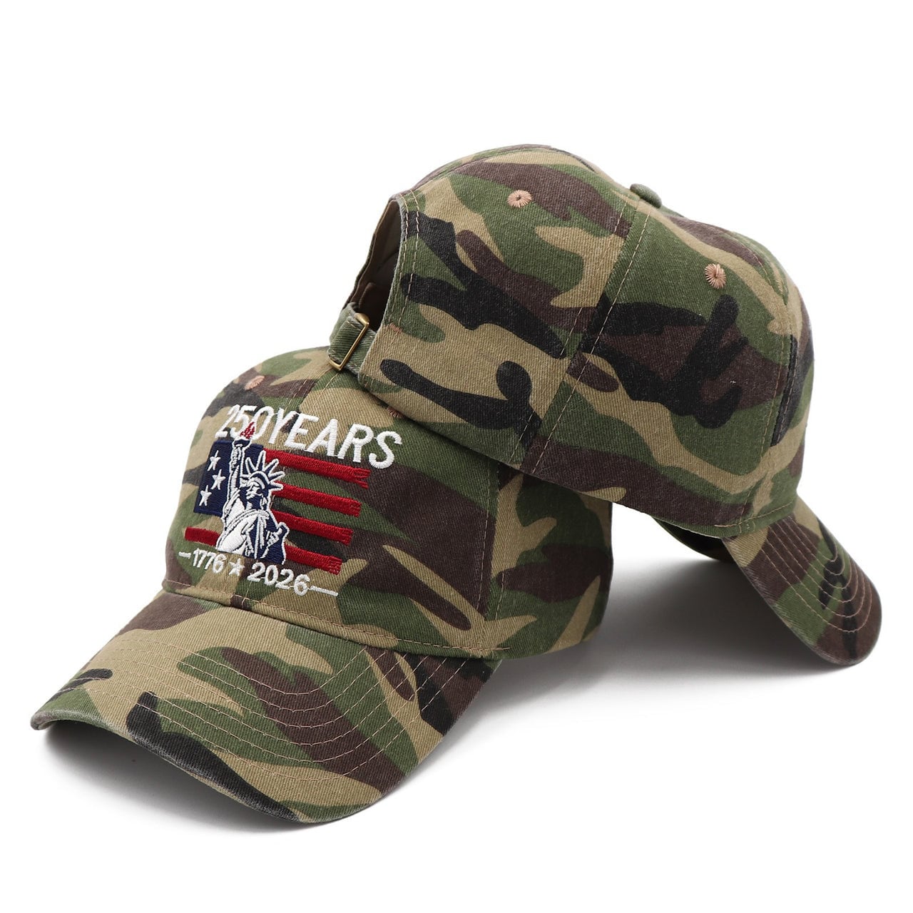 USA 250th Anniversary Embroidered Hat 1776–2026 American Theme Gift For Independence Day