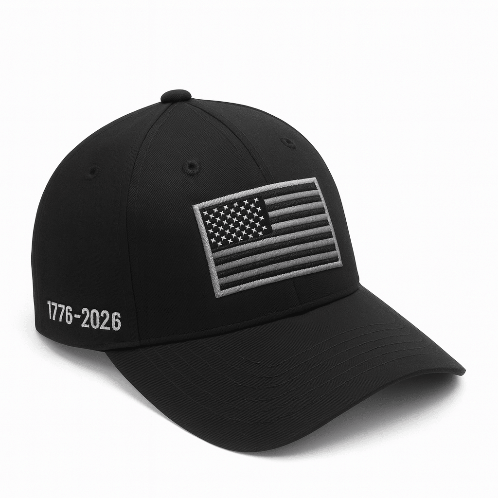USA 250th Anniversary Embroidered Hat American Flag Cap Patriotic Gifts