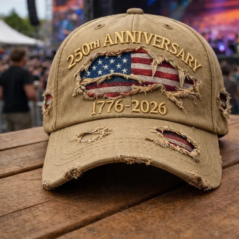 USA 250th Anniversary Hat 1776 2026 American Flag Cap 4th Of July Merch Patriotic Gifts Ideas