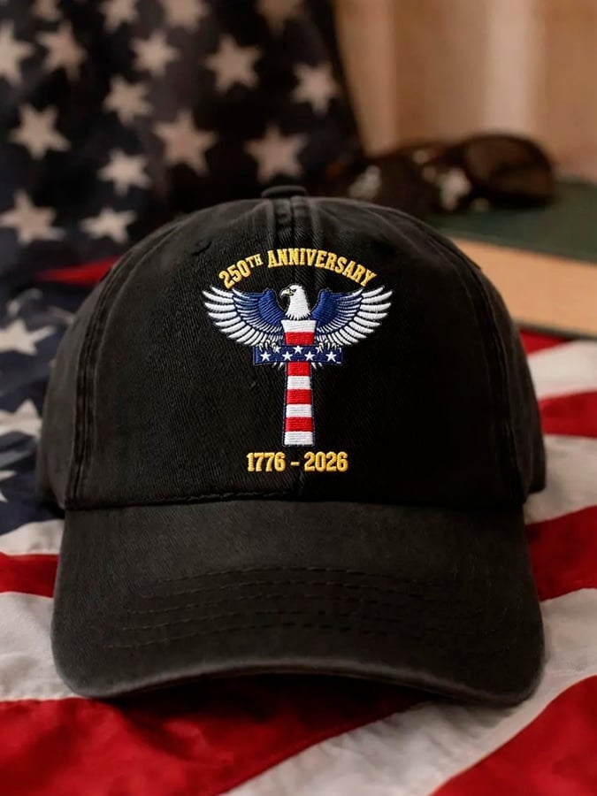 USA 250th Anniversary Hat 1776 2026 Patriotic Baseball Cap Best Independence Day Gifts