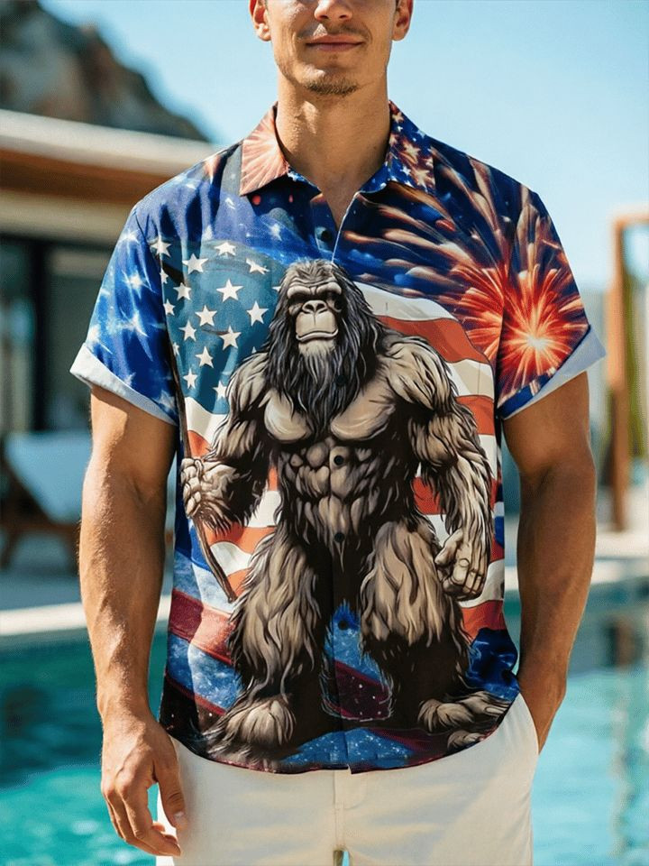 USA 250Th Anniversary Hawaiian Shirt 4th Of July Apparel Best Father’s Day Gifts