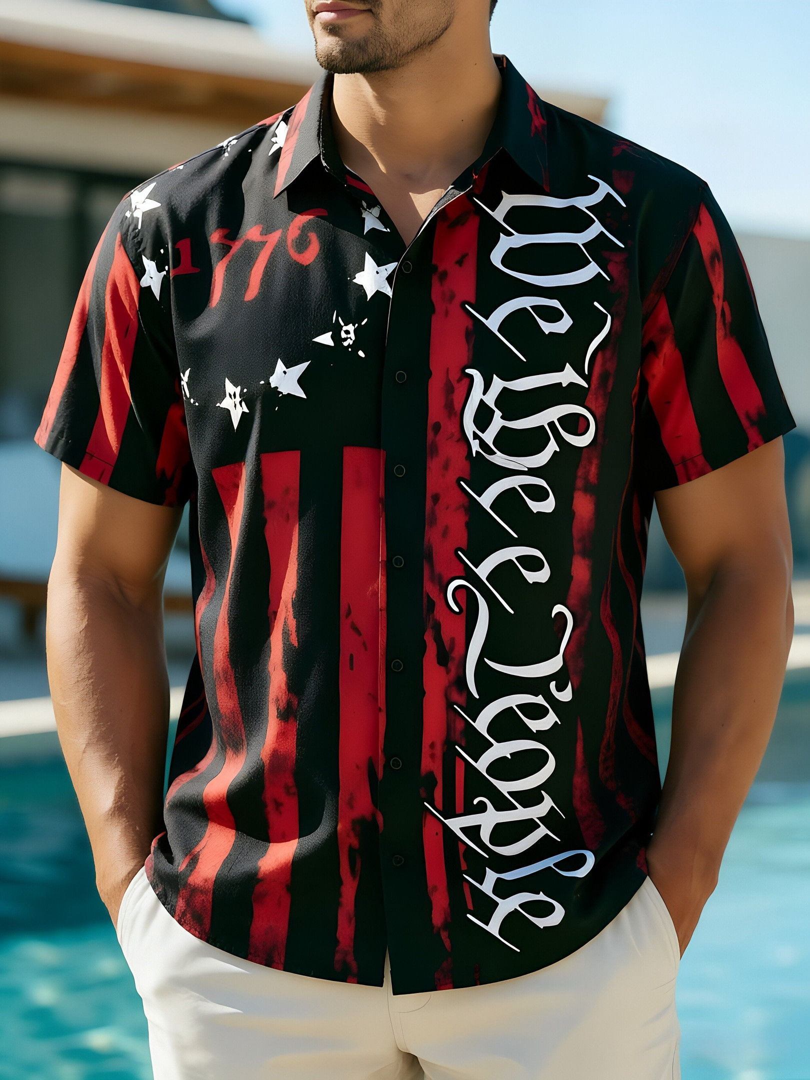USA 250Th Anniversary Hawaiian Shirt Independence Day Apparel Gifts For Your Brother