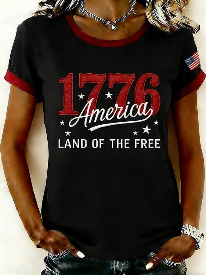 USA 250th Anniversary Merch Shirt Land of the Free Apparel Fourth of July Gift
