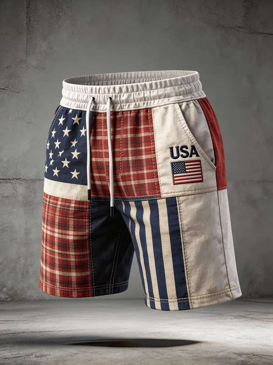 USA 250Th Anniversary Shorts USA Flag 1776 2026 Merch Patriotic Gifts For Men