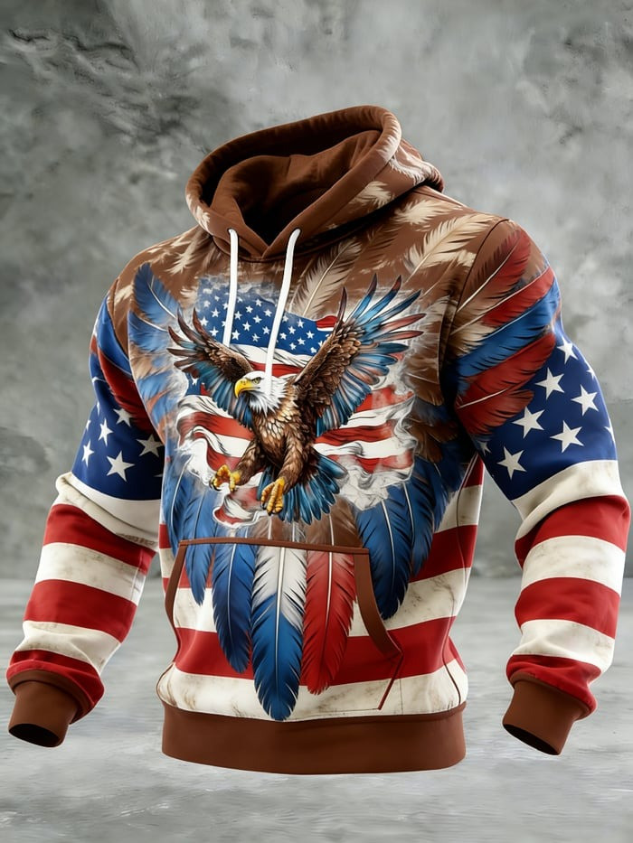 USA 250th Anniversary Waffle Hoodie Best 4Th Of July Apparel Patriotic Gifts For Dad
