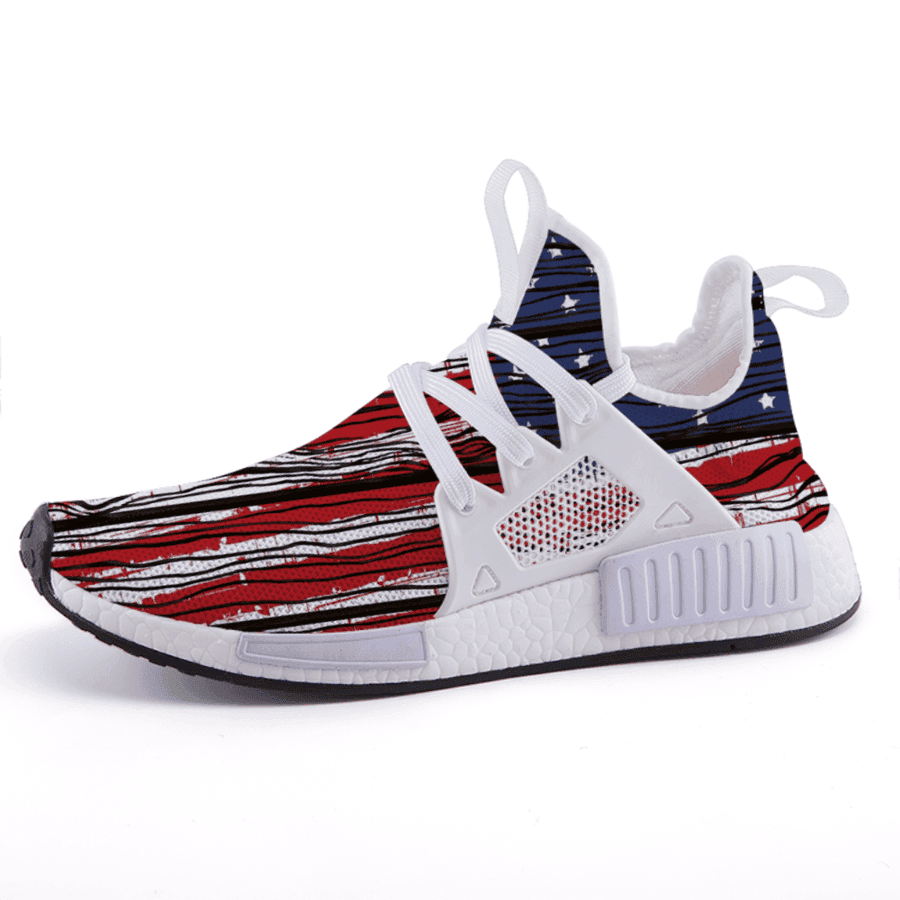 USA American Flag Shoes Patriots Sneakers Patriotic Merchandise Fourth Of July Presents
