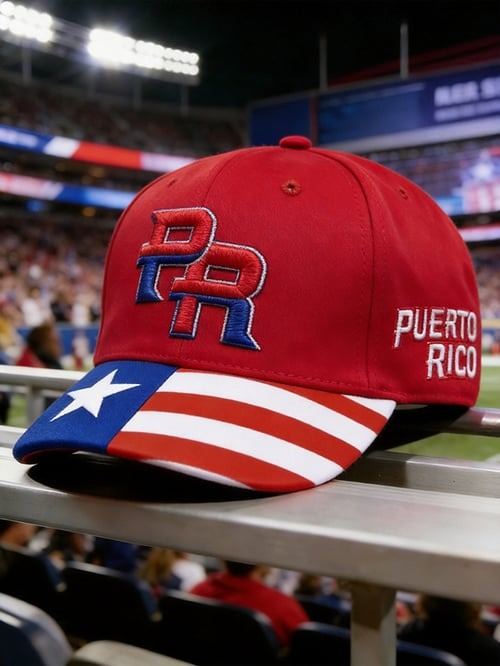 USA Baseball 2026 Puerto Rico Flag Baseball Hat WBC Team USA Idea Gift For Husband