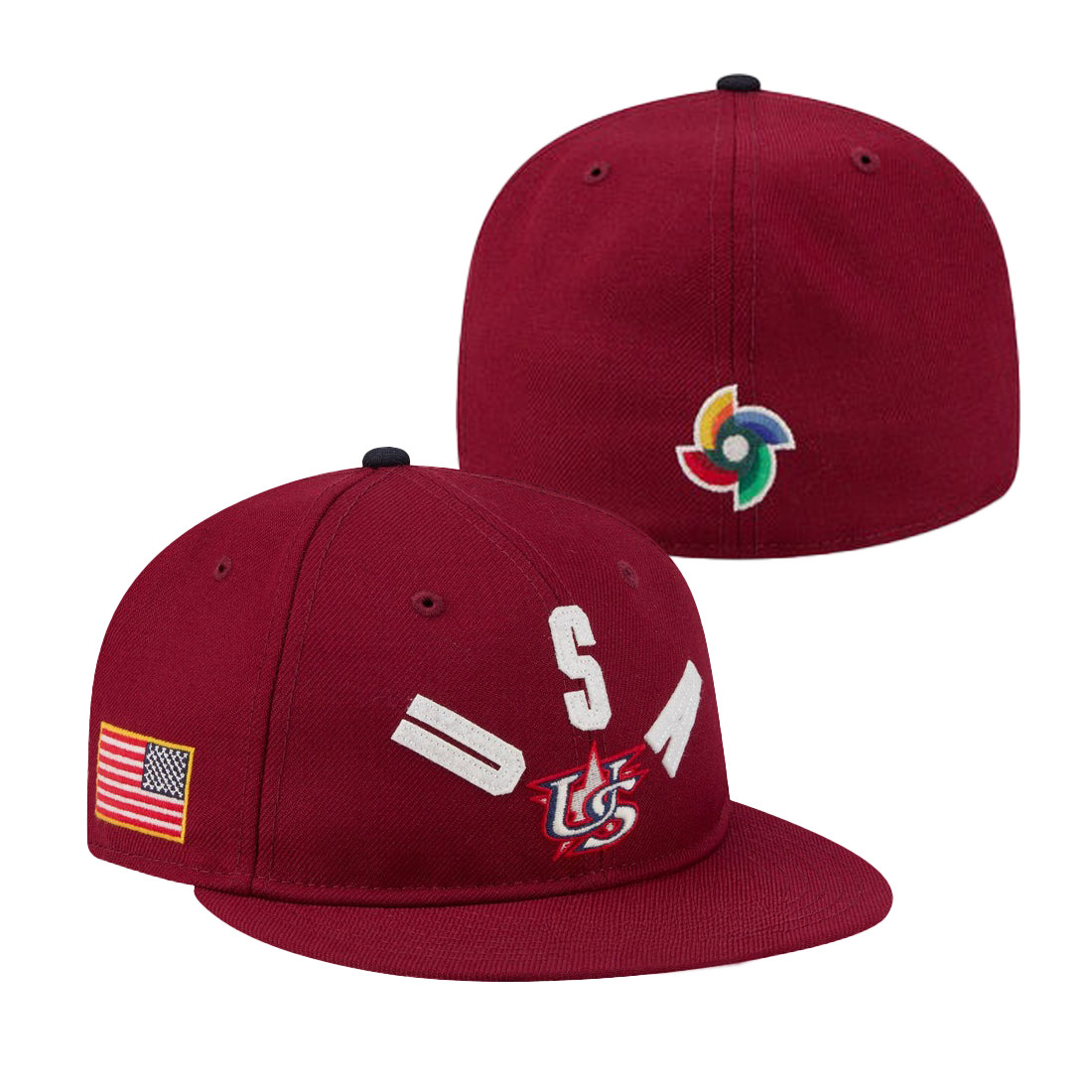 USA Baseball 2026 World Baseball Classic Snapback Hat Embroidered Gift for Baseball Fans