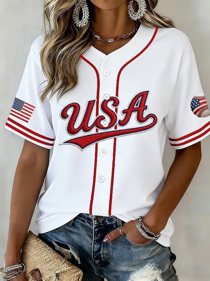 USA Baseball Jersey Women's Game Day Outfits Team USA World Baseball Classic 2026 Merch Apparel