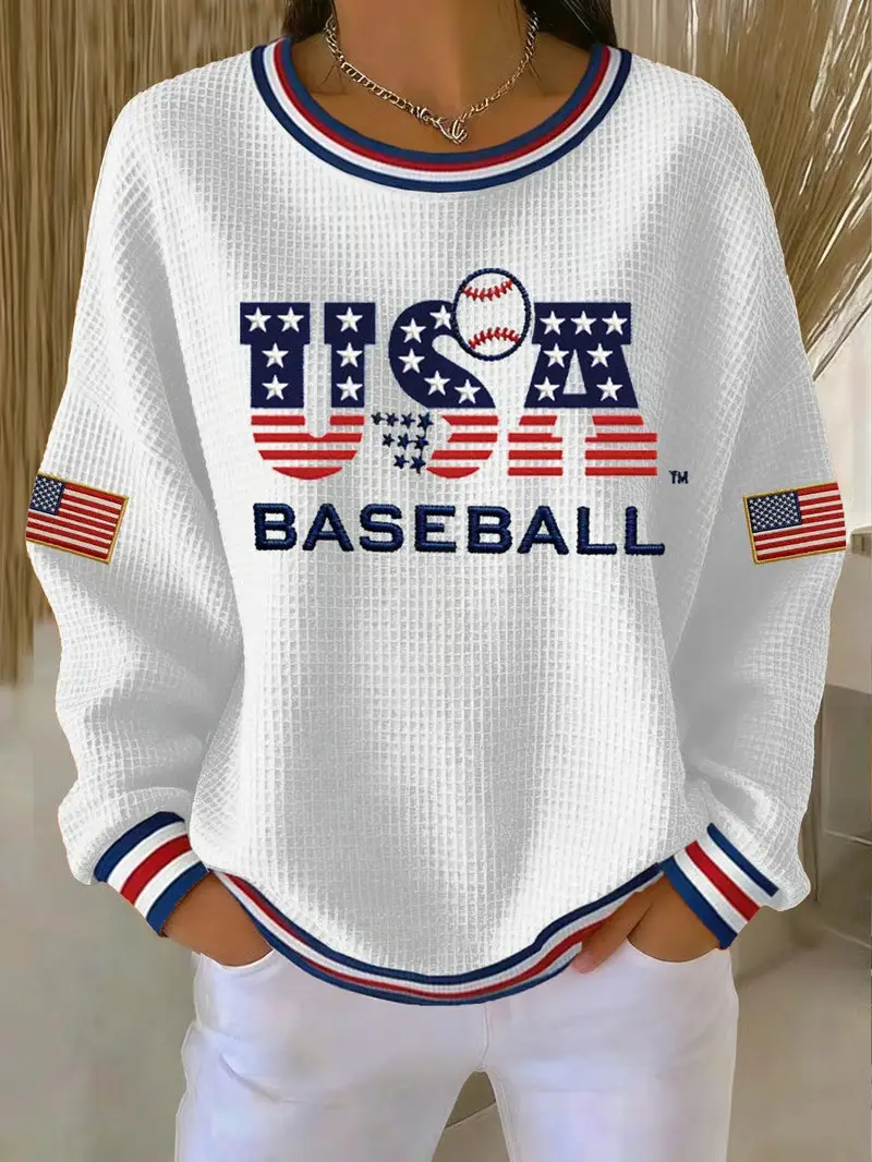 USA Baseball Sweatshirt World Baseball Classic 2026 Fan Gear Patriotic Gift For Baseball Lovers USA Baseball Sweatshirt World Baseball Classic 2026 Fan Gear Patriotic Gift For Baseball Lovers - Image 1