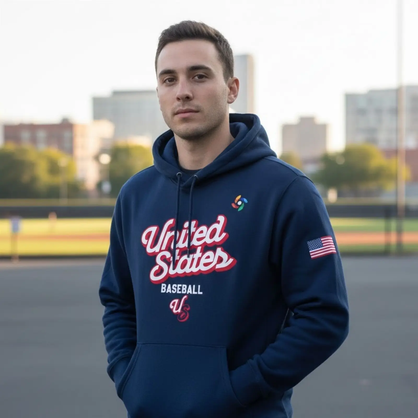 USA Baseball Team Hoodie World Baseball Hoodie Game Day Apparel Gifts For Baseball Lovers