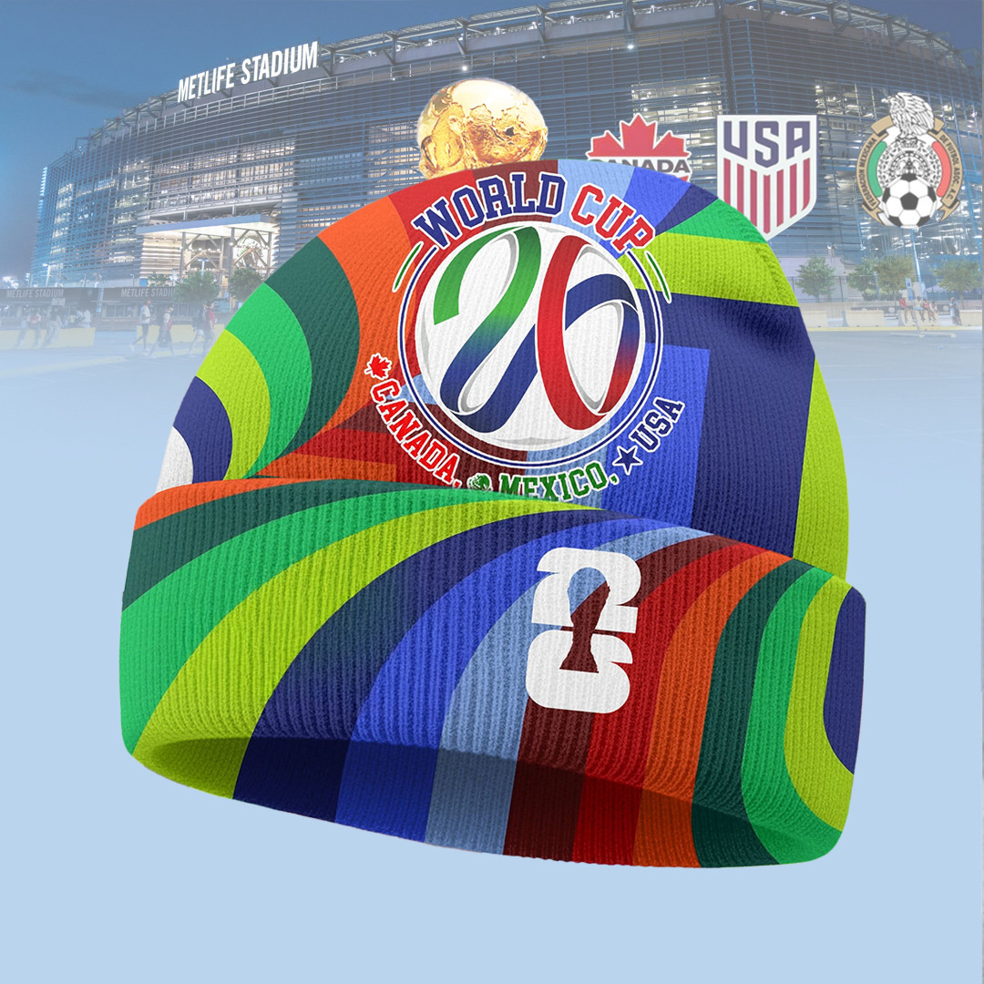 USA Football Beanie Hat FIFA World Cup 2026 USA Canada Mexico Cap Gift For Fans USA Football Beanie Hat FIFA World Cup 2026 USA Canada Mexico Cap Gift For Fans - Image 1