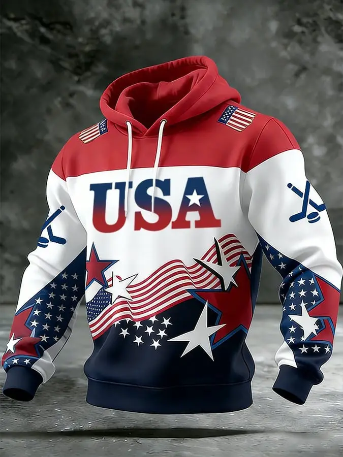USA Hockey 2026 Winter Olympics Hoodie Team USA Milano Cortina Outfit