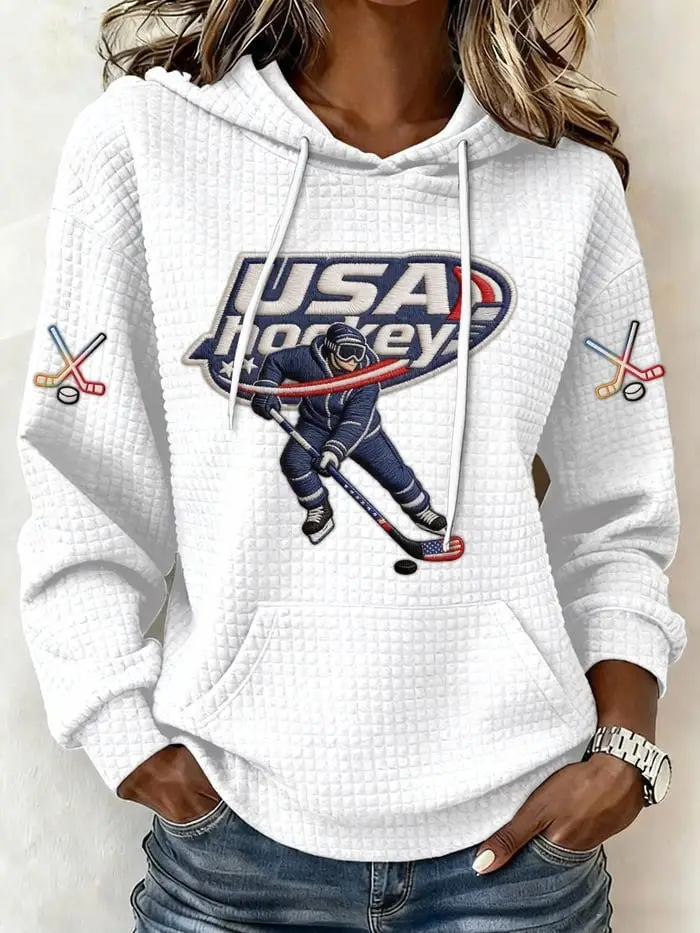 USA Hockey 2026 Winter Olympics Hoodie Women’s Game Day Apparel Team USA Hockey Merch