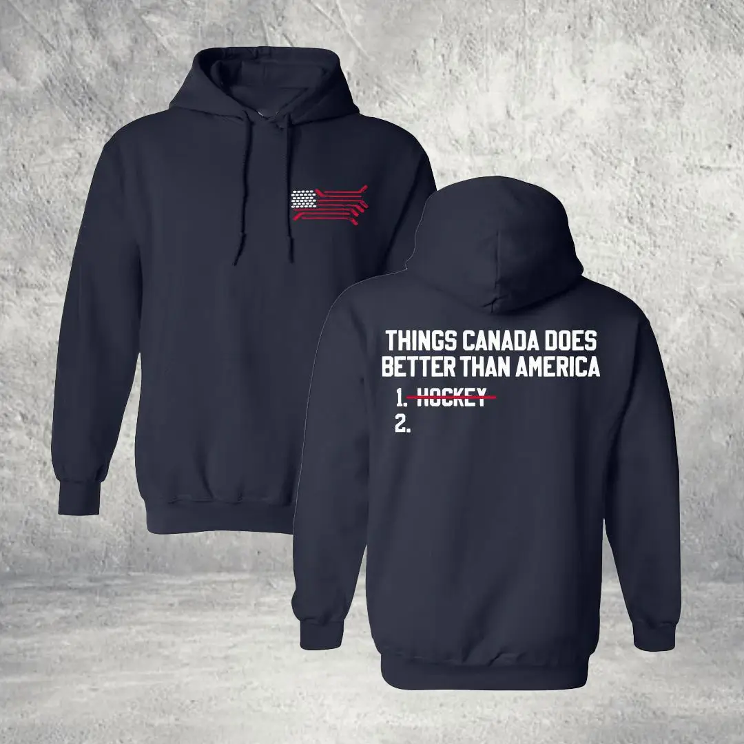 USA Hockey Gold Medal Hoodie Team America Scoreboard Graphic American Pride Gift