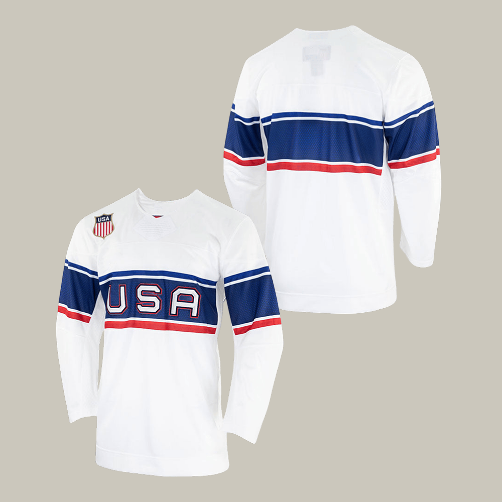 USA Hockey Home Olympic Hockey Jersey USA Hockey Team Merch Fan Gift For Husband
