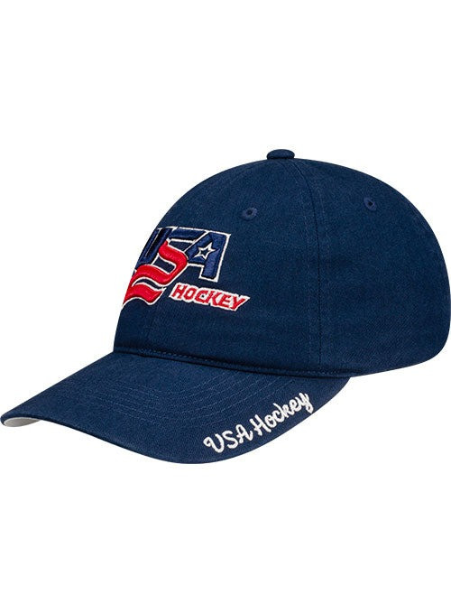 USA Hockey Script Hat Embroidered Team USA 2026 Winter Olympics Merch Gifts For Hockey Fans