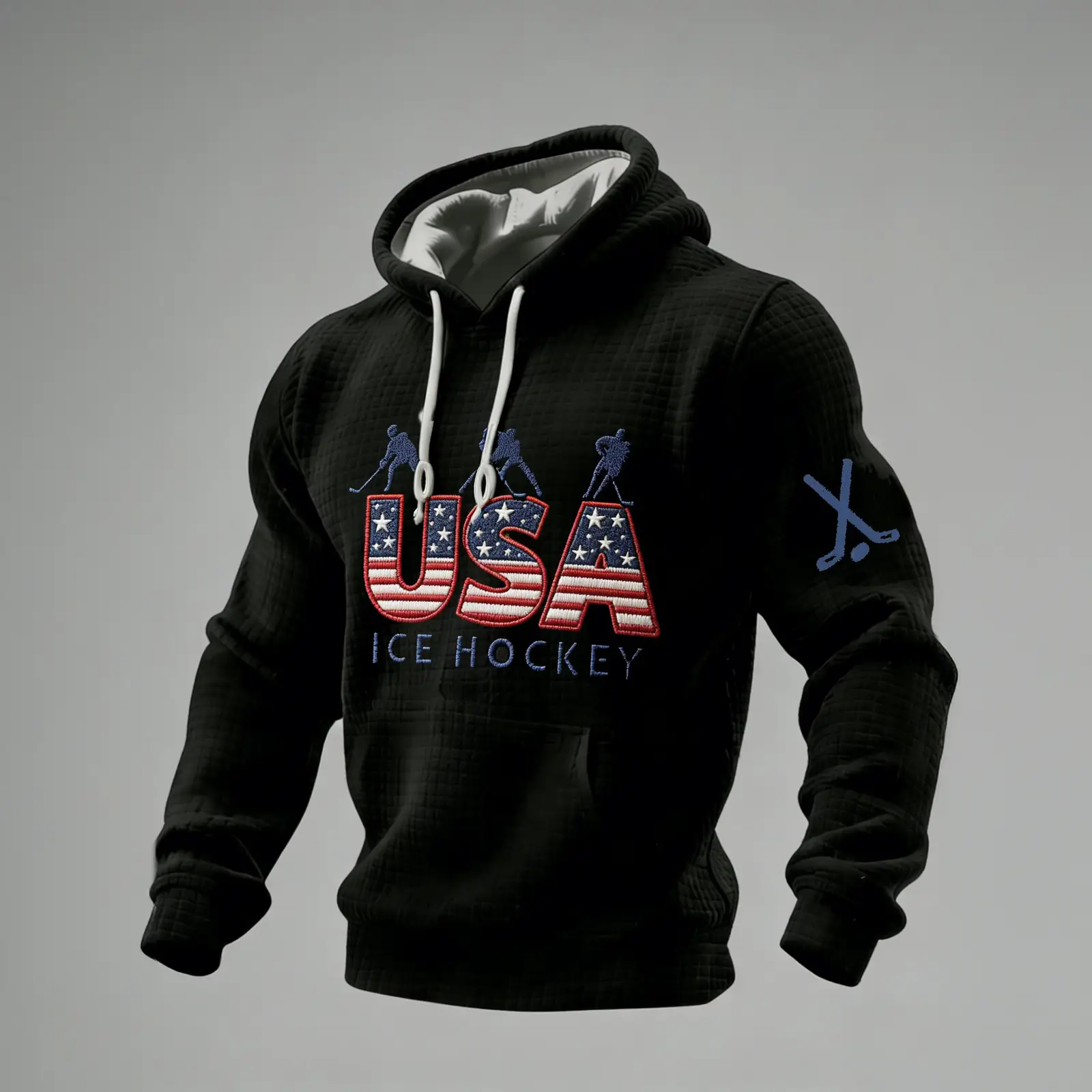 USA Ice Hockey 2026 Winter Olympic Hoodie USA Hockey Gold Apparel Cool Gift For Fans USA Ice Hockey 2026 Winter Olympic Hoodie USA Hockey Gold Apparel Cool Gift For Fans - Image 1