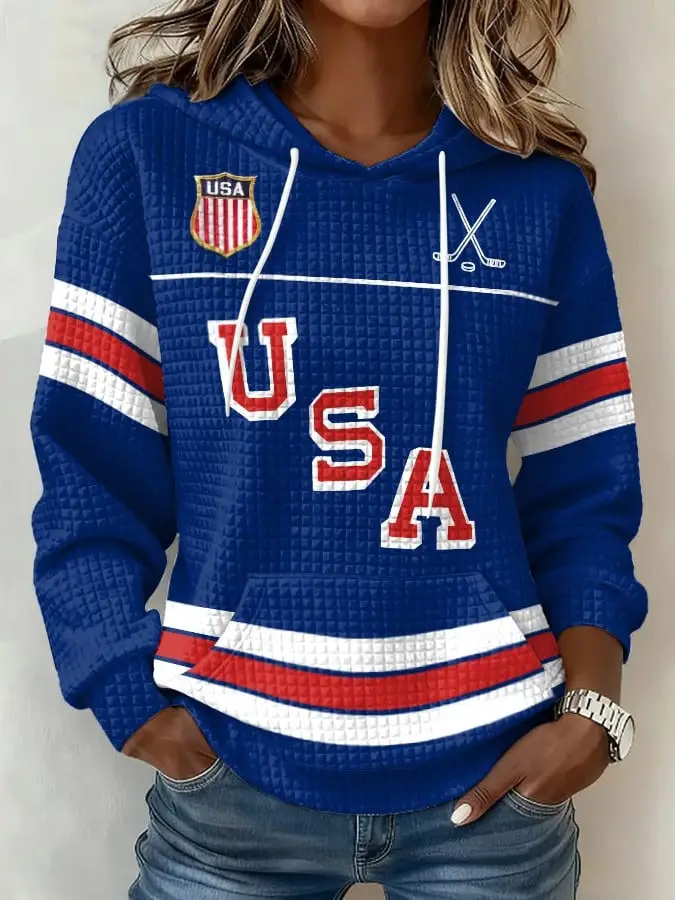 USA Ice Hockey 2026 Winter Olympics Hoodie Best Ice Hockey Game Day Clothes Ideas For Women