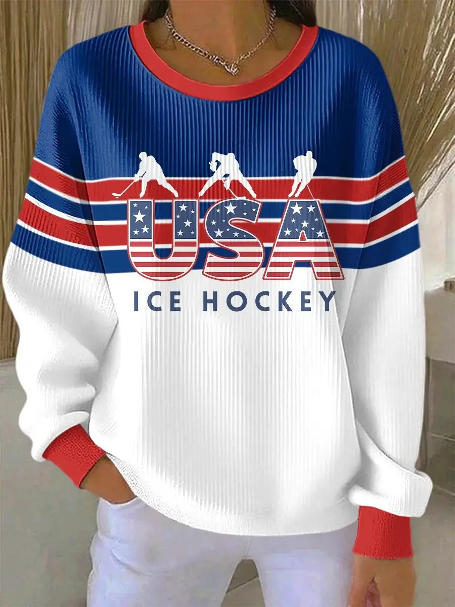 USA Ice Hockey 2026 Winter Olympics Sweatshirt Team USA Milano Cortina Apparel