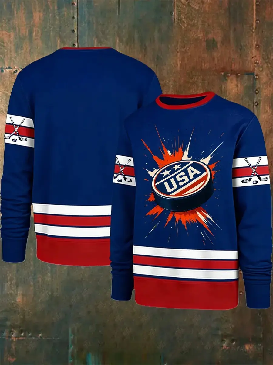 USA Ice Hockey 2026 Winter Olympics Sweatshirt USA Hockey Shop Gift for Sports Fans