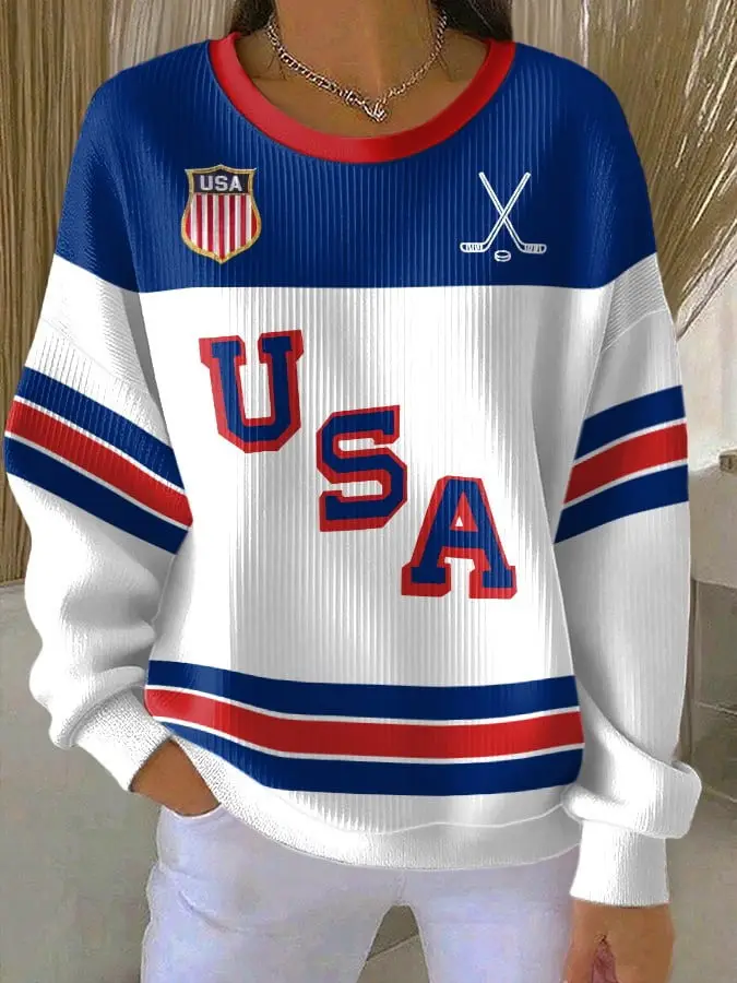 USA Ice Hockey 2026 Winter Olympics Sweatshirt Women's Team USA Hockey Merch Best Gifts