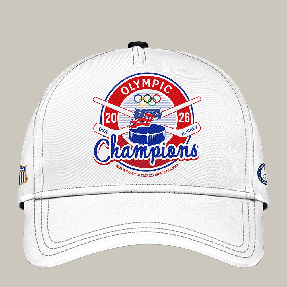 USA Men's Hockey Winter Olympic 2026 Hat USA Hockey Team Baseball Cap Present Idea