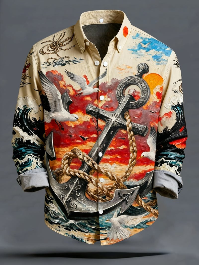 USA Military Long Sleeve Button Up Shirt Eagle 250th Anniversary Clothing Gift For Veterans USA Military Long Sleeve Button Up Shirt Eagle 250th Anniversary Clothing Gift For Veterans - Image 1