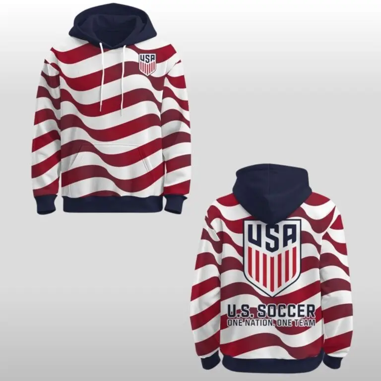 USA National Soccer Team Home One Nation One Team Hoodie 2026 US Soccer Merch Fan Gifts