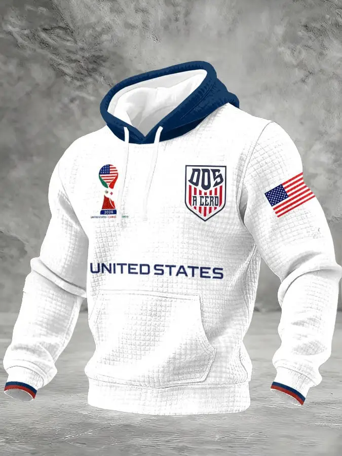 USA Soccer 2026 World Cup Hoodie Men's FIFA World Cup Merch Gifts For Team USA Supporters