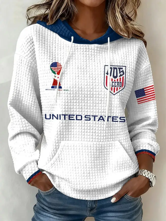 USA Soccer 2026 World Cup Hoodie Women's World Cup FIFA Merch Gifts For Team USA Supporters