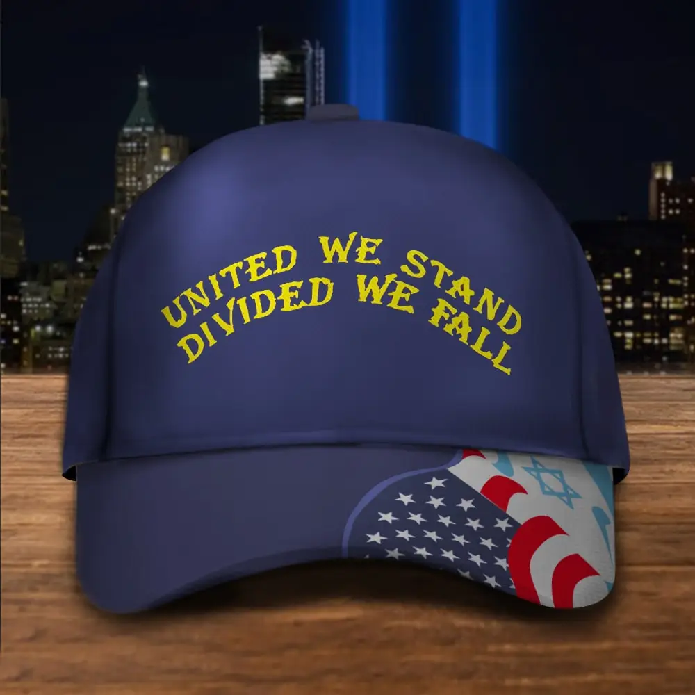 USA Stands With Israel Hat United We Stand Divided We Fall Hat Patriotic Gifts For Him
