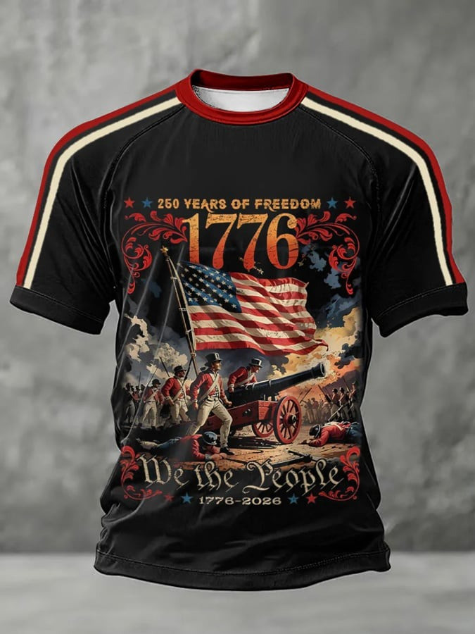 USA We The People T-Shirt 250 Years of Freedom Clothing Gift For Patriots