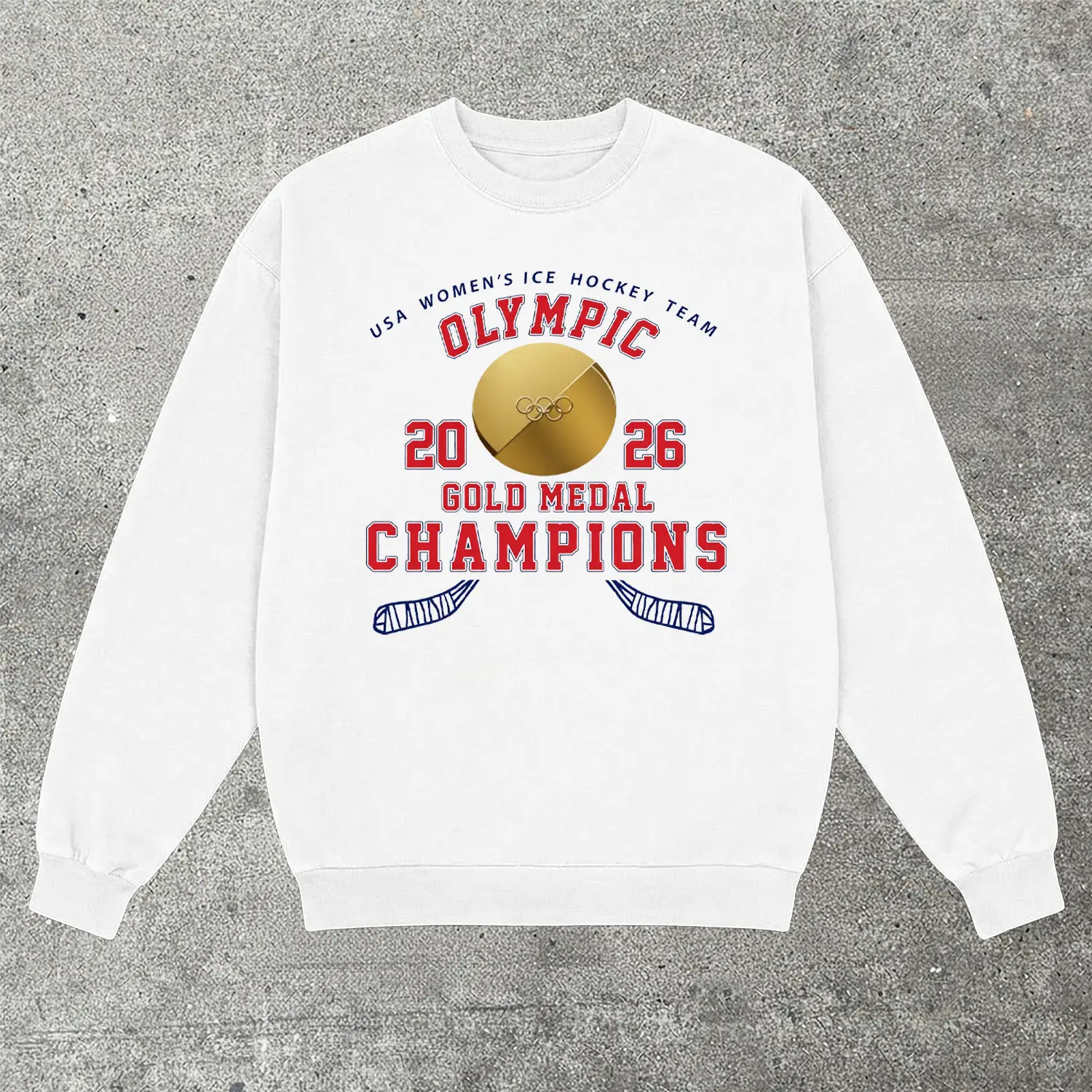 USA Women's Ice Hockey Team 2026 Olympic Gold Medal Champions Sweatshirt Best Fan Gift USA Women's Ice Hockey Team 2026 Olympic Gold Medal Champions Sweatshirt Best Fan Gift - Image 1