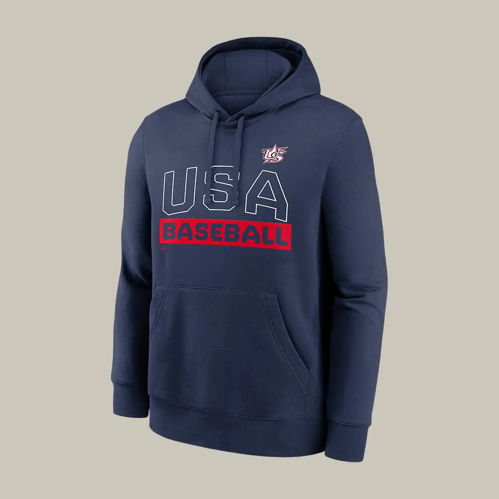 USA World Baseball Classic Club Hoodie Team USA Baseball Score Apparel Fan Gear