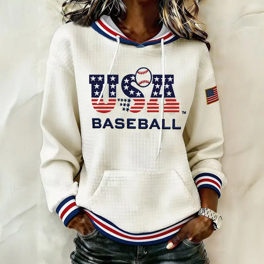 USA World Baseball Classic Hoodie Team USA Baseball Score Merch Fan Gift For Wife