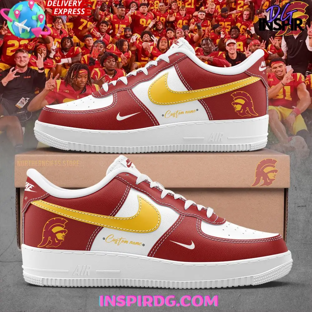 USC Trojans Football Custom Air Force 1