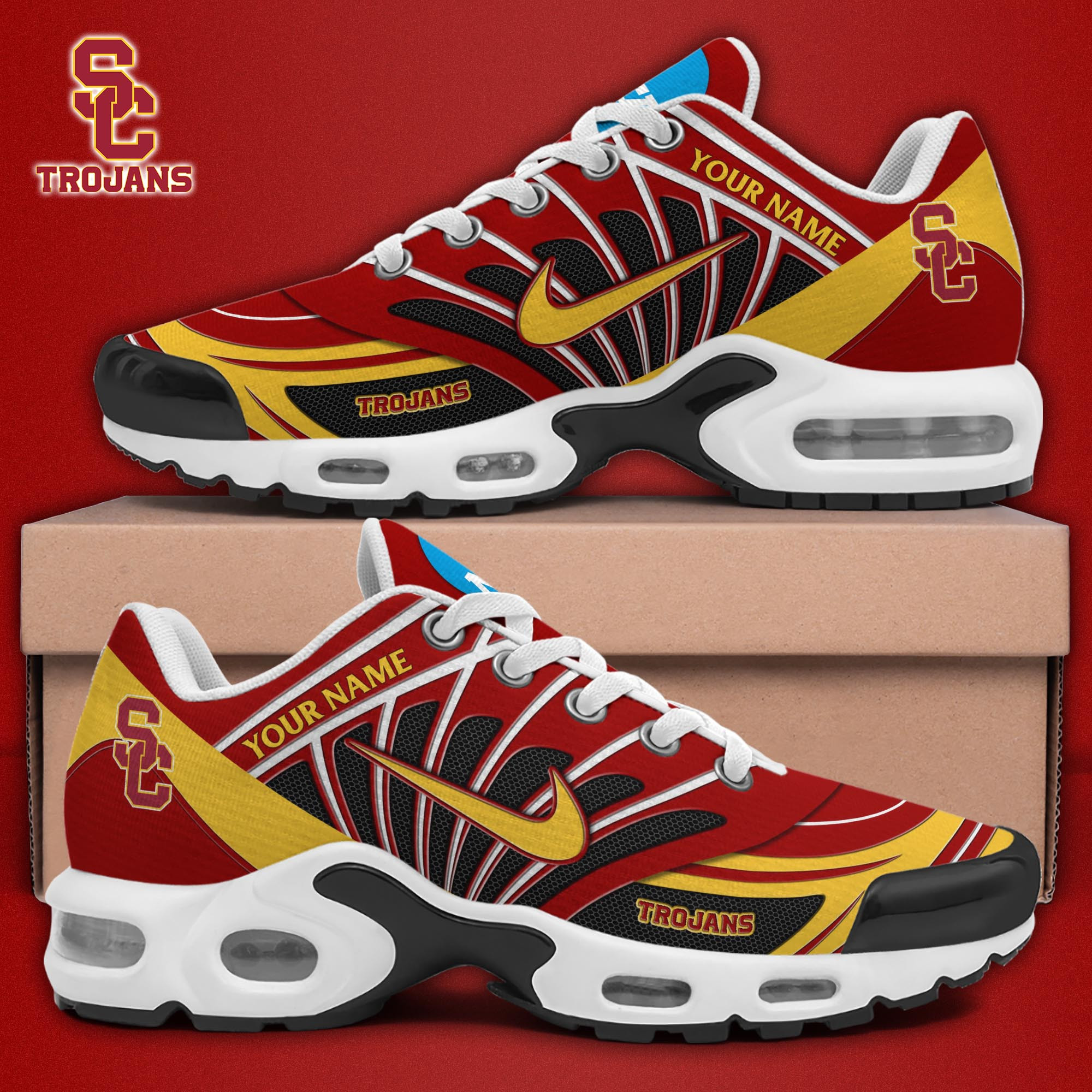 Usc Trojans Shoes 2026 Version Custom Name