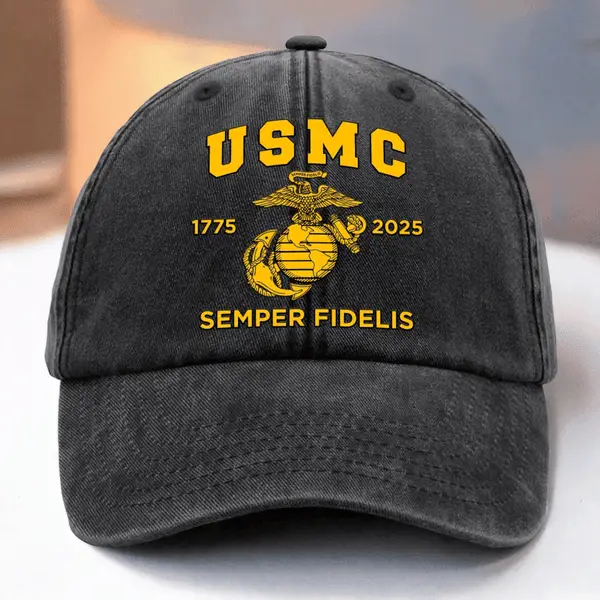 USMC Semper Fidelis Hat Proud Marine Corps Hat Gifts For Patriots