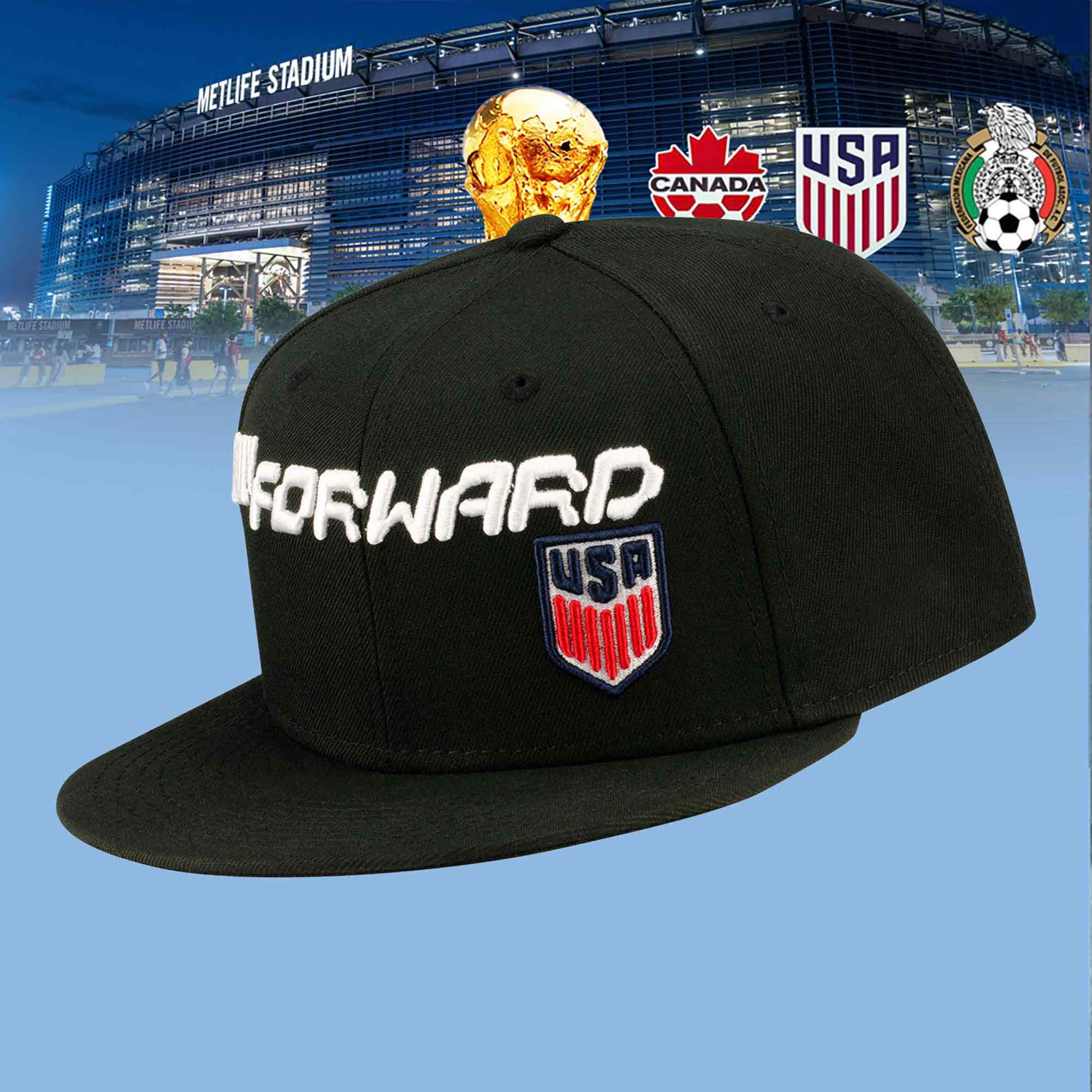 USMNT FIFA World Cup 2026 Snapback Hat Only Forward Cap Gifts For Friends