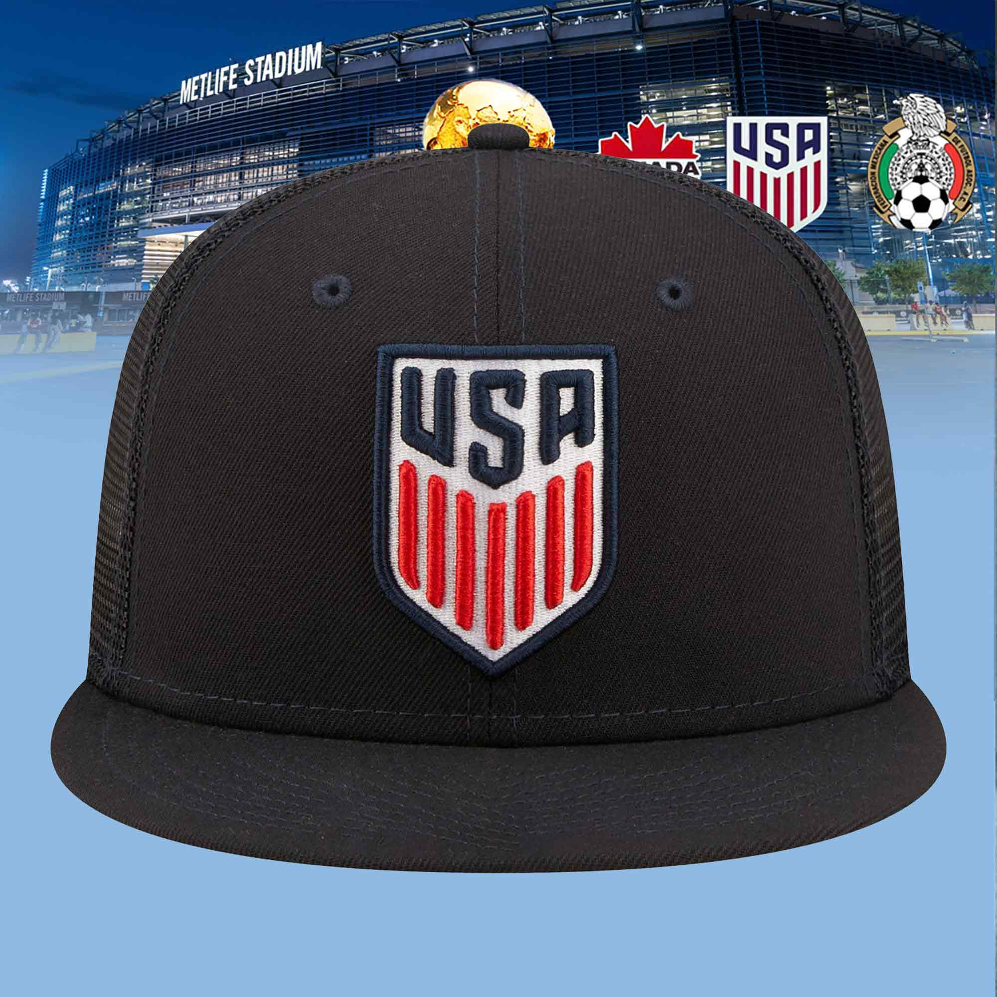 USMNT FIFA World Cup 2026 Snapback Trucker Hat USA Soccer Cap Gift Ideas For Him USMNT FIFA World Cup 2026 Snapback Trucker Hat USA Soccer Cap Gift Ideas For Him - Image 1